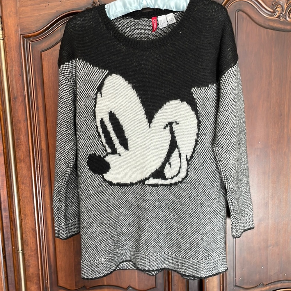 Mickey Mouse oversized sweater, size small